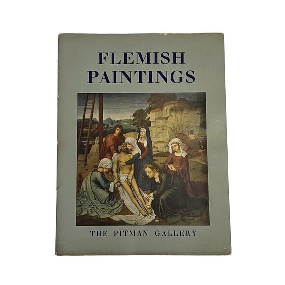 VTG MCM  Flemish Paintings from The Pitman Gallery Circa 1950's - Picture 1 of 4